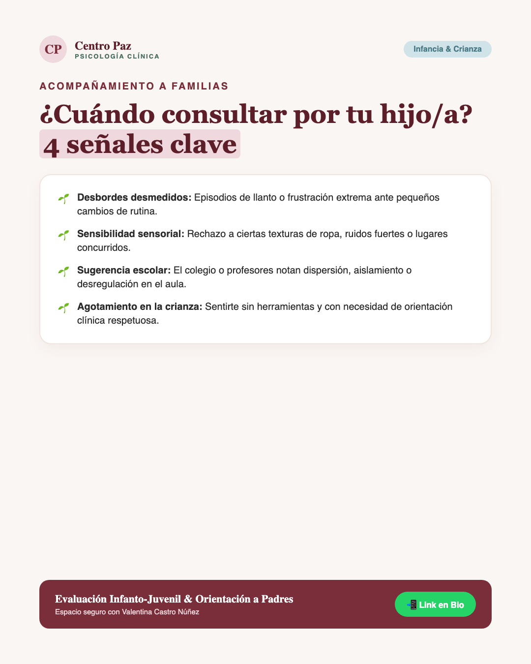¿Cuándo consultar con una psicóloga infantil?